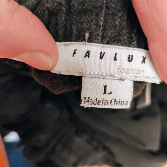 Favlux Fashion Paperbag Linen Style Pants, Used - Picture 5 of 5